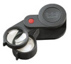 Plastic Precision Folding Pocket Magnifier - 9x, Achromatic Lens