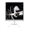 HamiltonBuhl 71" Diag. (50x50) Tripod Projector Screen, Square Format, Matte White Fabric