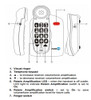 Fanstel Model T56B - EzPro Amplified Corded Telephone - Black