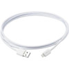 Lightning Male to USB A Male Cable White 3ft