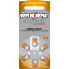 Rayovac Extra Advanced ZM Batteries, size 13 (10 cards of 6 batt)