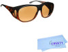 Eschenbach Haven Summerwood Polarized Sunglasses - Polarized Sunglasses for Men and Women - Fit Over Sunglasses