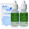 Audiologist's Choice Aud-Gel Earmold and Hearing Aid Lubricant (2 Pack/0.5 oz Bottle) - Lubricant Gel for Ear Plugs, Hearing Aids, Earmolds, and Other Earpieces - Includes Audiowipes and Liberty Cloth