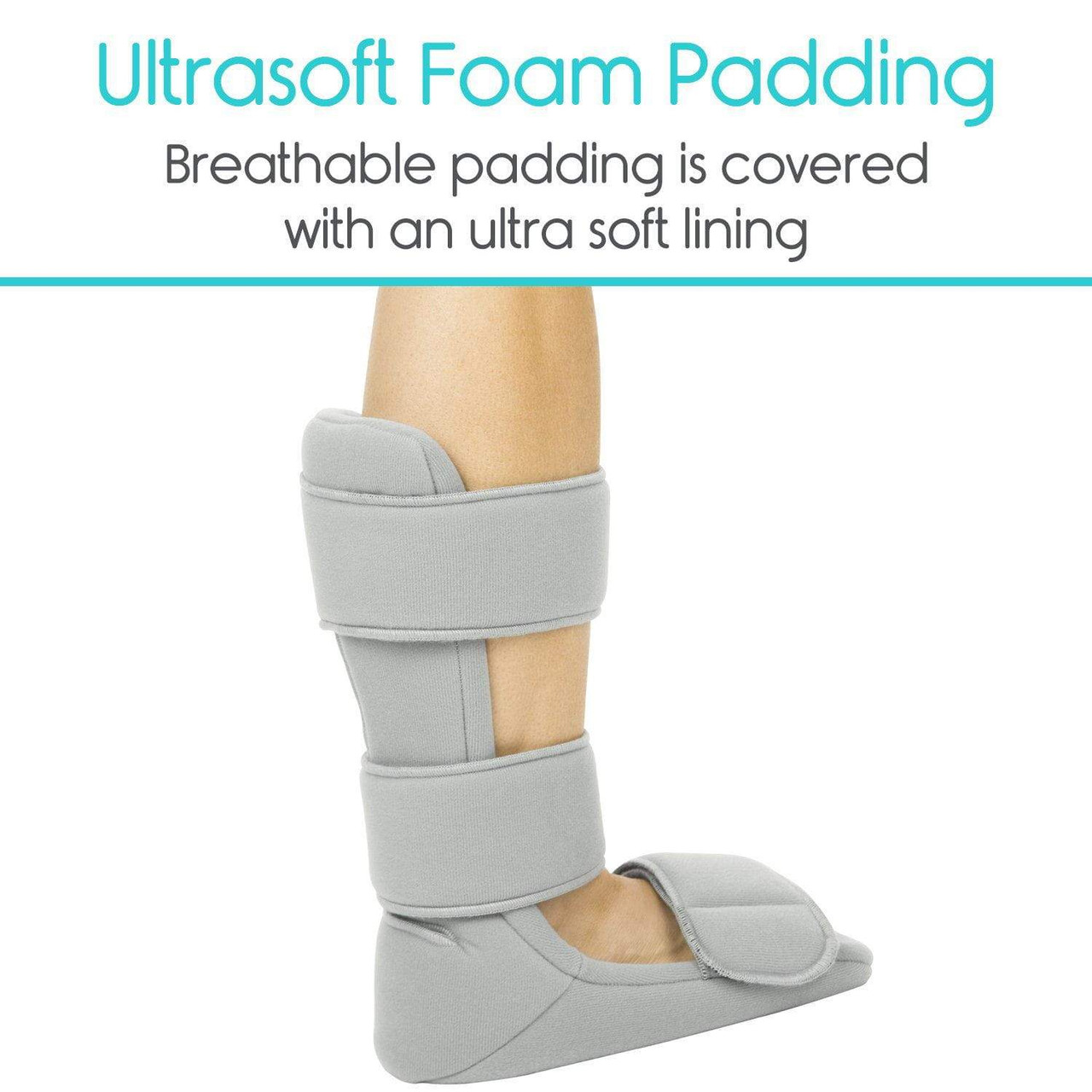 Vive Health Soft Night Splint Large Gray LIBERTY Health Supply