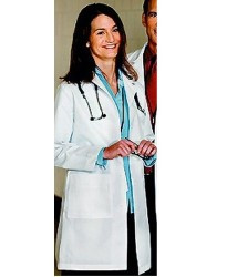 Women's Lab Coat White Color 37" length LIBERTY Health Supply