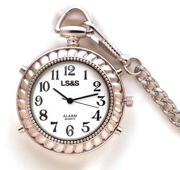 Silver Color Talking Pocket Watch LIBERTY Health Supply