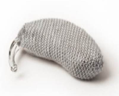 Protective Hearing Aid Cover and Sweatband Gray Color 1 pair