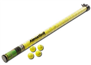 Almost Golf Practice Stick Includes Qty.24 Almost Golf Balls (Yellow