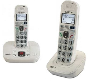 2 Phone Bundle for Mild to Moderate Hearing Loss Includes 1 Cordless