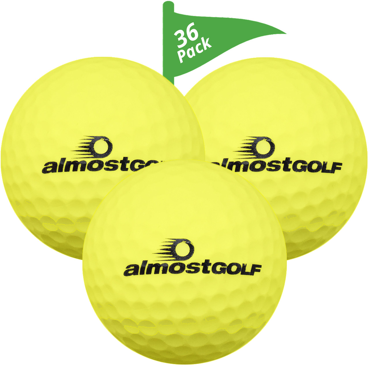 Almost Golf P3 Limited Flight Practice Golf Balls 36 pack LIBERTY