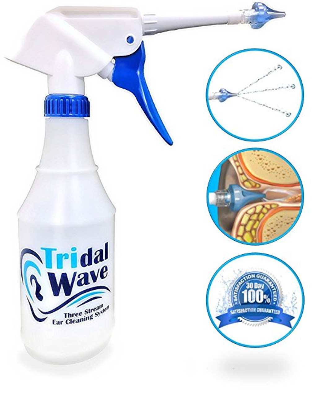 Ear Washer System - Home Solution for Safely Removing Built-Up Earwax and  Preventing Future Earwax Buildup - Made by Tridal Wave