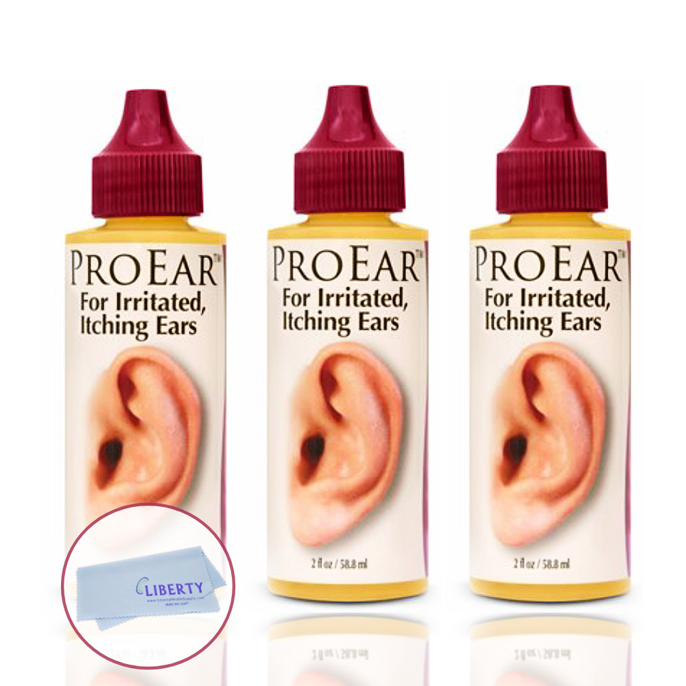 Miracell ProEar Dry Itchy Ear Relief Value Pack (3 Pack of 2oz Ear