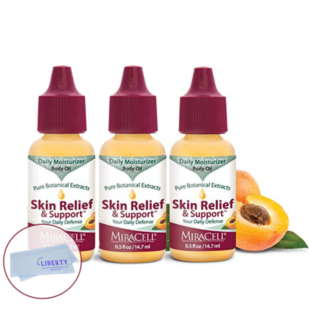 【新品未使用品】M3 ミラセル Miracell ローション クリーム MiraCell Skin Relief and Support Oil Value Pack (3 Pack of 0.5oz