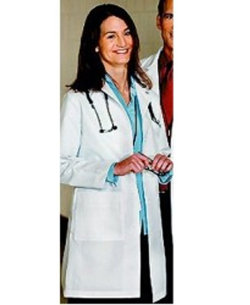 Women's Lab Coat - White Color - 37" length