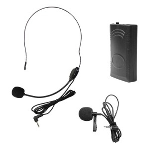 HamiltonBuhl Venu100 Belt Pack w/ lapel mic and head worn mic Frequency 214.5