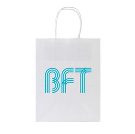 BFT -Small Shopping Bag - White (Pack of 100)