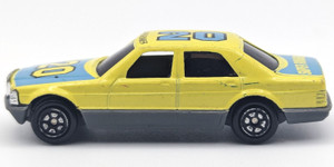 Yat Ming Mercedes Benz Yellow & Blue Super Runner #20 - 1/64 Diecast Race Car