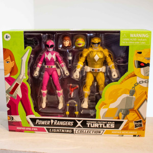 Power Rangers x Teenage Mutant Ninja Turtles Morphed April & Michelangelo