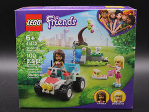 LEGO Friends Vet Clinic Rescue Buggy Set 41442 Andrea Stephanie Dog (Cut Box)