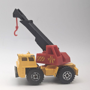 Matchbox Faun Mobile Crane Truck Yellow Red 1992 Diecast Thailand