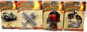 Matchbox Indiana Jones MBX  TukTuk Ducati Scrambler River Flyer Auburn Lot Of 4
