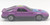 Yatming Mazda RX-7 Turbo Purple Super 8 No. 807 Die Cast Toy Car Vehicle