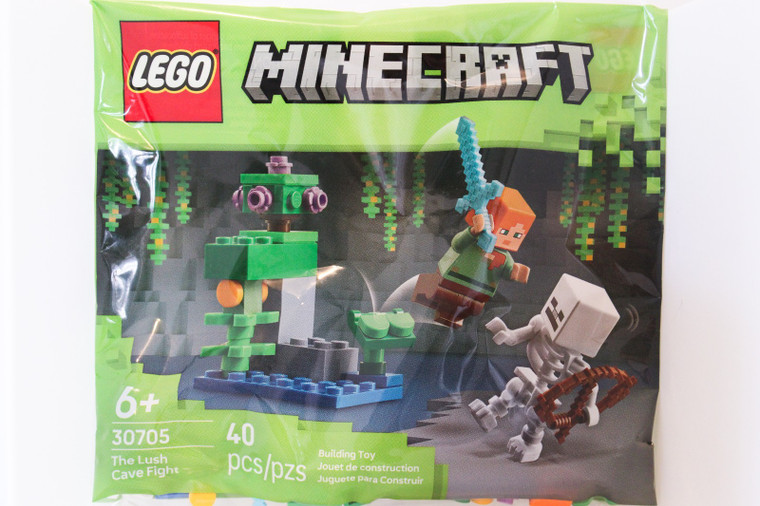 LEGO Minecraft The Lush Cave Fight 40 Pieces 30705 Polybag New Sealed