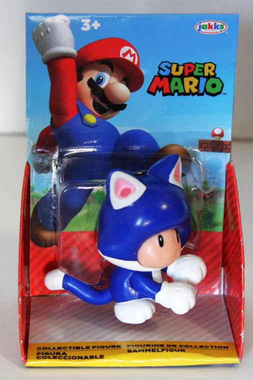 World of Nintendo Super Mario Cat Toad Action Figure 2.5 Inch