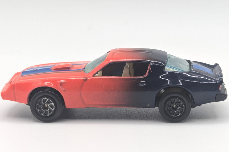 1980's Pontiac Trans Am Fire Red/Midnight Blue Color Scheme Nice Vintage Car