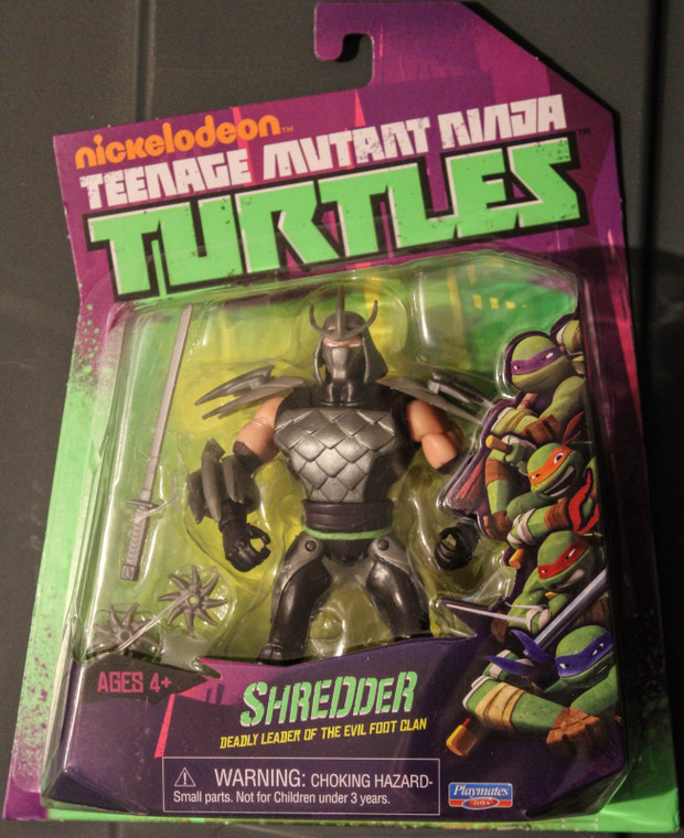 Teenage Mutant Ninja Turtles TMNT 2012 Reissue Shredder 4.5 Inch Figure 2024