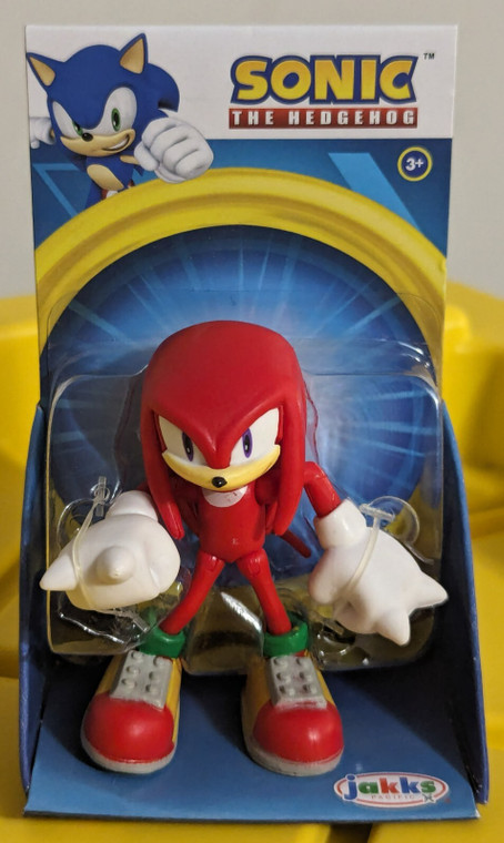 Knuckles 2.5 Inch Figure Sonic The Hedgehog Jakks-Pacific Checklane Packaging