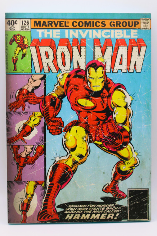 Marvel Comics Invincible Iron Man #126 Comic Cover Wall Decor Pop Culture 10 x 7
