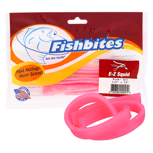 Fishbites® Fast Acting E-Z Squid Pink