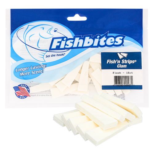 Fishbites Clam Fish’n Strips® - Flesh