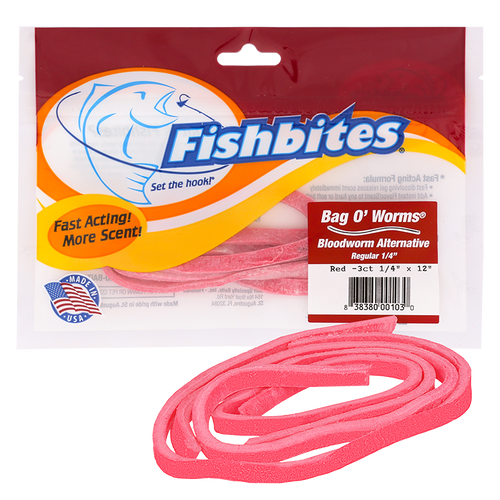 Fishbites Bag O’ Worms® – Fast Acting Bloodworm