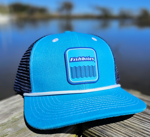 Fishbites® Blue Wave Patch Hat