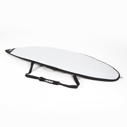 FCS 5ft 9 Classic Shortboard Cover in White