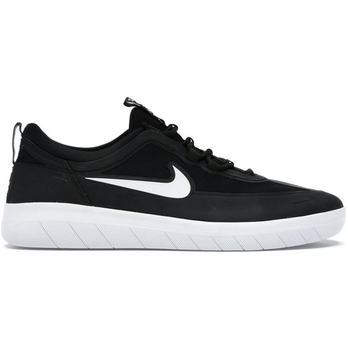 Nike SB Nyjah Free 2 Shoes Mens in Black White