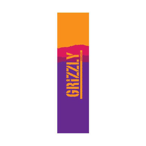 Grizzly Range Stamp Grip Tape Sheet in Purple Orange