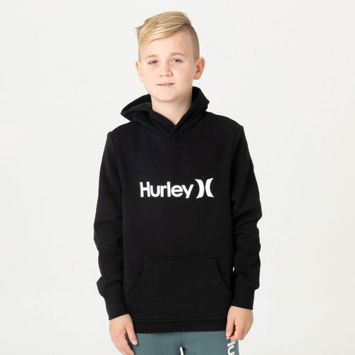 Hurley Core One And Only Solid Pullover Fleece Boys in Black