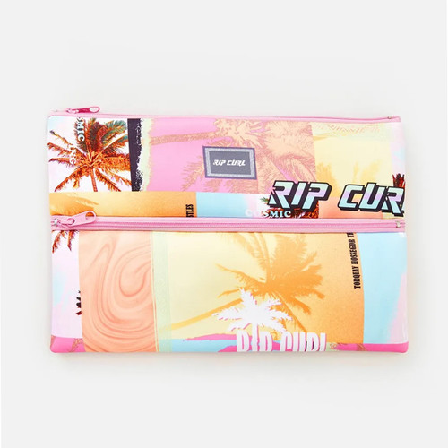 Rip Curl XL Pencil Case Mixed Womens in Pink