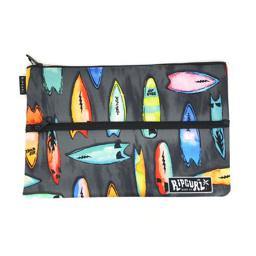 Rip Curl X Large Pencil Case Mens in Black