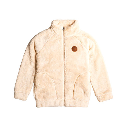 Roxy Castle On The Hill Sherpa Jacket Girls in Tapioca