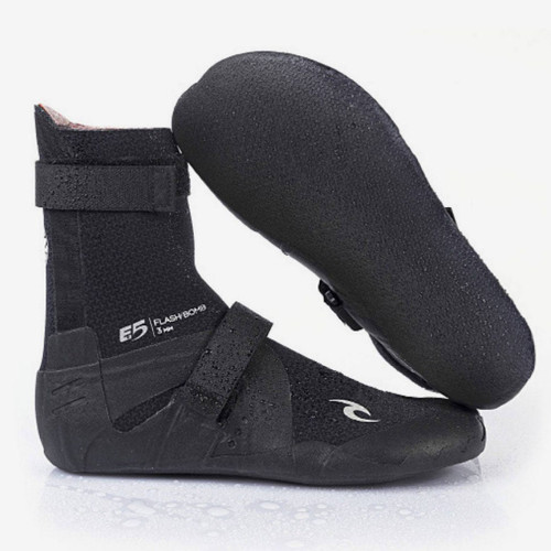 Rip Curl 3MM Flashbomb Hidden Split Toe Bootie in Black