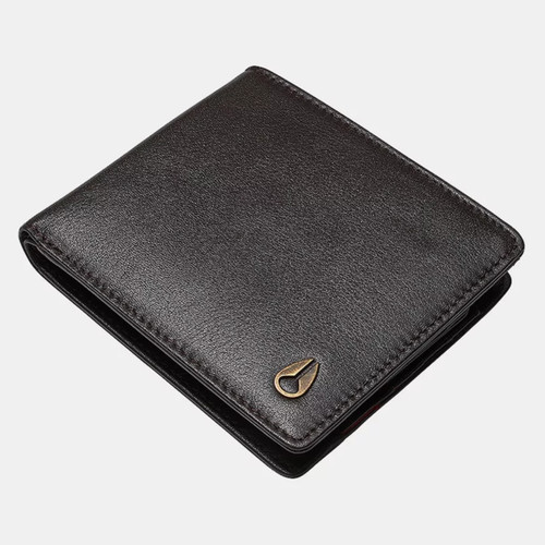 Nixon Pass Leather Coin Wallet in Brown