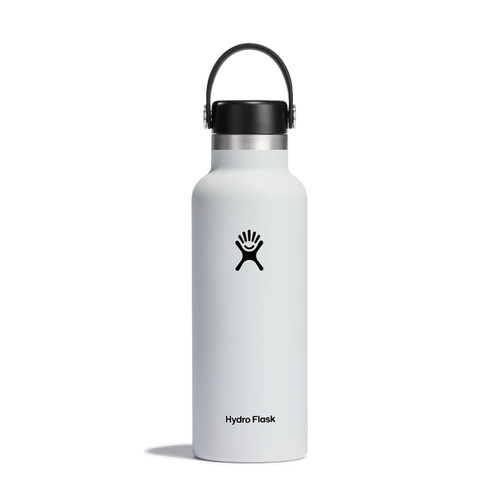 Hydro Flask Hydration 18oz Standard Mouth Bottle in White