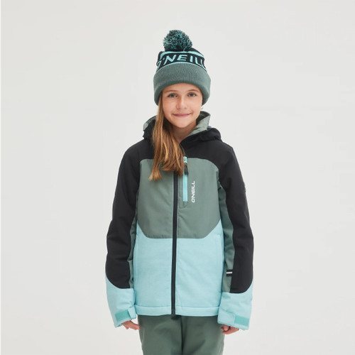 Oneill Diamond Jacket 2023 Girls in Black Out Colour Block