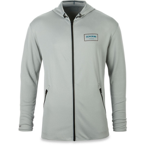 Dakine Inlet Loose Fit Front Zip Hooded LS Rashvest Mens in Resin