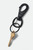Brixton Scroll Keychain in Matte Black