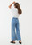 Afends Gigi Hemp Denim Flared Jeans Womens in Worn Blue